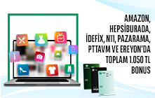 E-Ticaret Harcamalarınıza Toplam 1.050 TL Bonus!